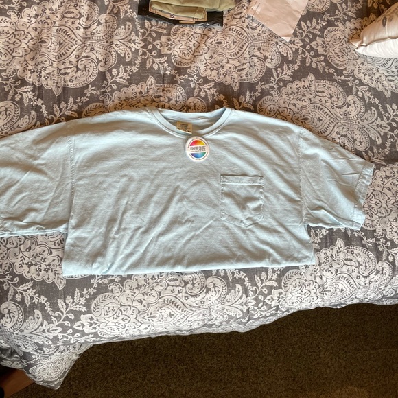 Nwt Comfort Colors Xl Light Blue Shirt 